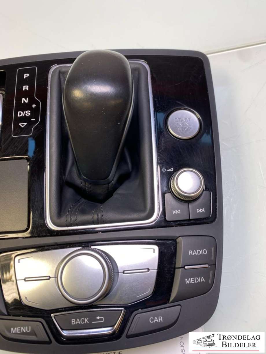 Bilstereo navigasjon betjeningspanel til Audi A6, Allroad 2015-2019 (Type III, Fase 2) (C7) (C7) (4G1919610F|)