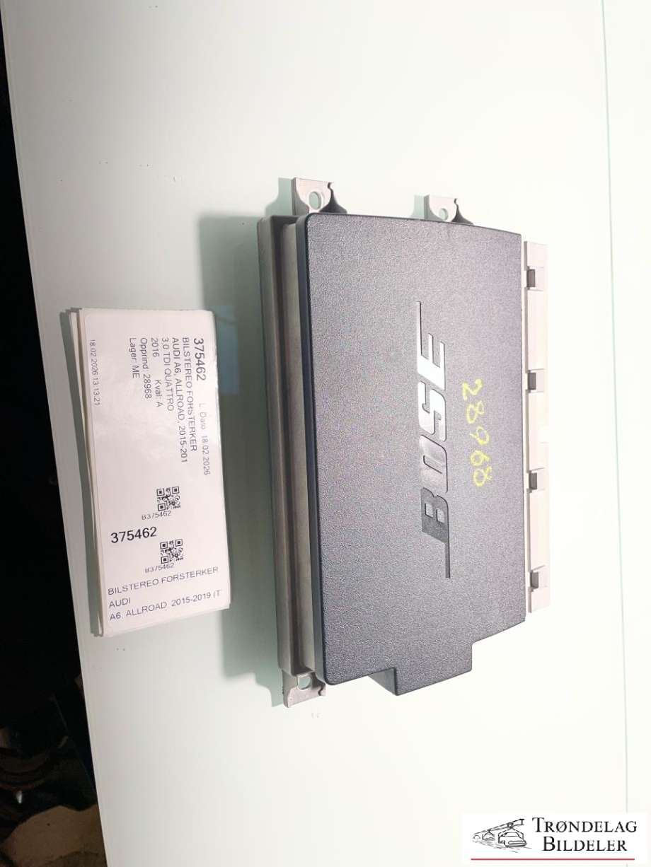 Bilstereo forsterker til Audi A6, Allroad, 2015-2019 (Type III, Fase 2) (C7) (C7) (4G5 035 223 B)