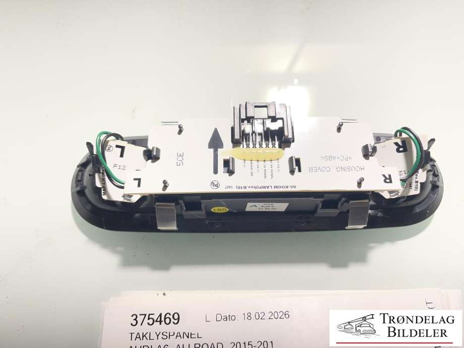Taklyspanel til Audi A6, Allroad 2015-2019 (Type III, Fase 2) (C7) (C7) (4G0 947 111 A|)