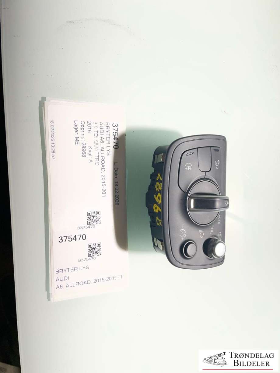 Bryter lys til Audi A6, Allroad, 2015-2019 (Type III, Fase 2) (C7) (C7) (4G0 941 531 BG)