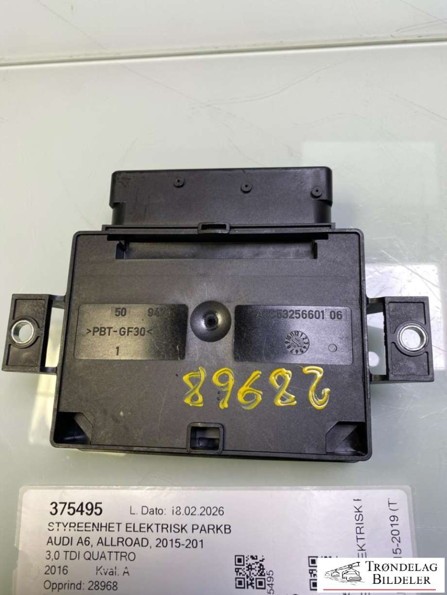 Styreenhet elektrisk parkbrems (EPB - Electric Parking Brake) til Audi A6, Allroad 2015-2019 (Type III, Fase 2) (C7) (C7) (4H0907801H|)