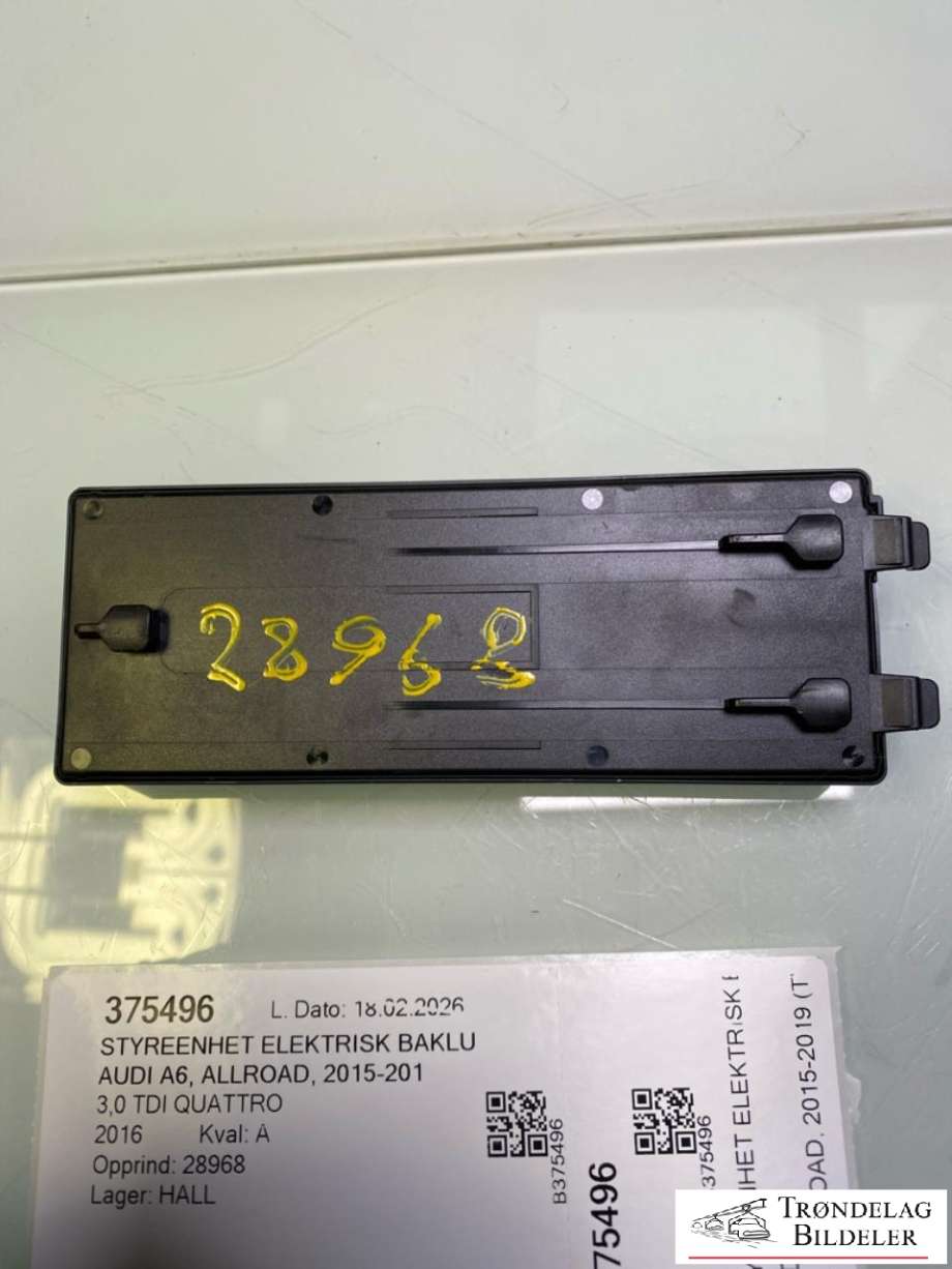 Styreenhet elektrisk bakluke til Audi A6, Allroad 2015-2019 (Type III, Fase 2) (C7) (C7) (4G9959107C|)