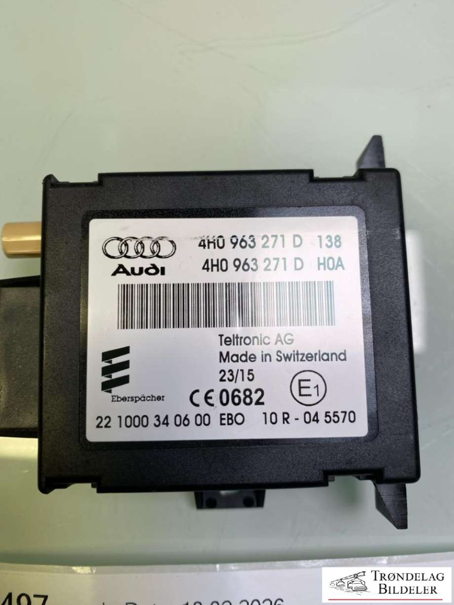 Styreenhet diverse til Audi A6, Allroad 2015-2019 (Type III, Fase 2) (C7) (C7) (4H0963271D|)