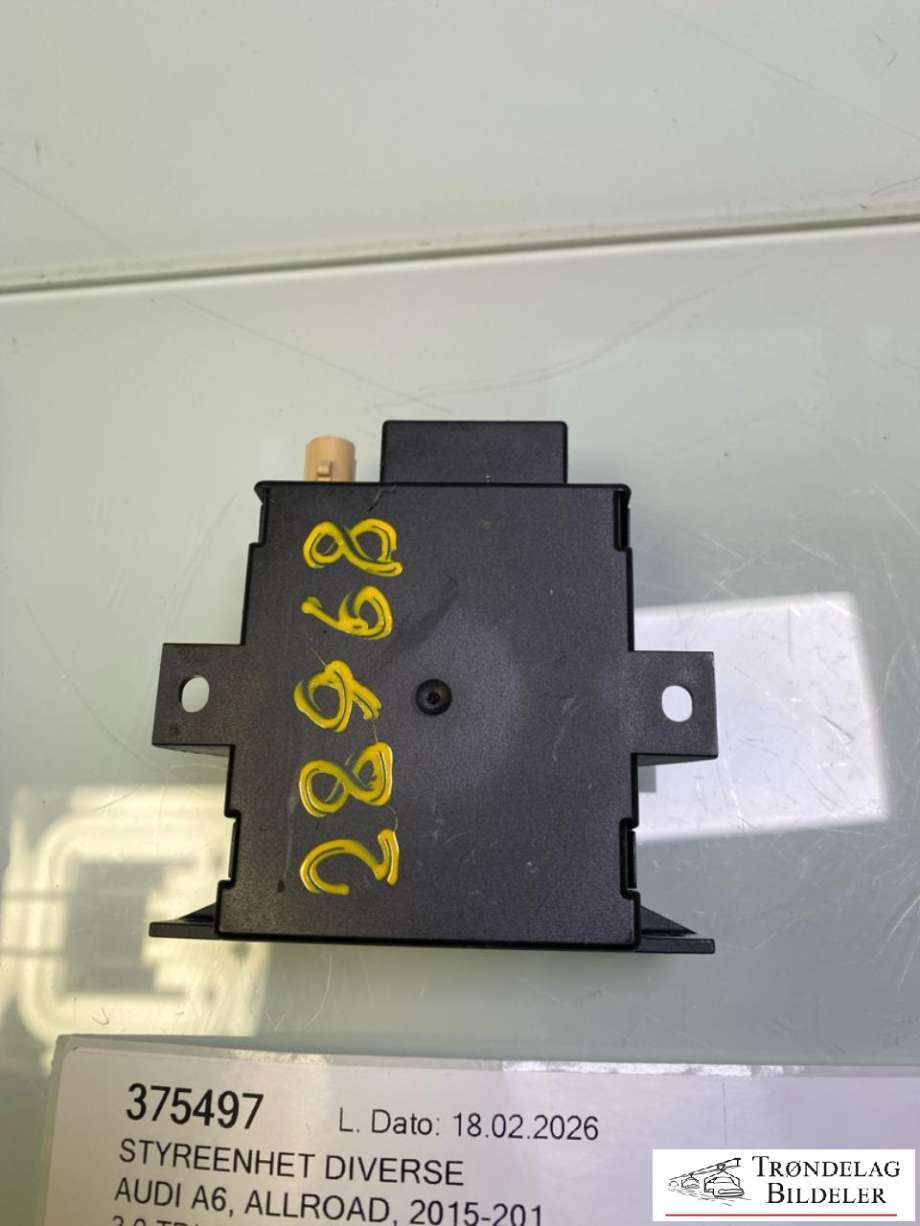 Styreenhet diverse til Audi A6, Allroad 2015-2019 (Type III, Fase 2) (C7) (C7) (4H0963271D|)