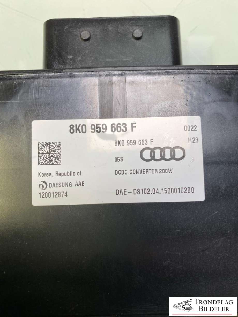 Spenningsregulator til Audi A6, Allroad 2015-2019 (Type III, Fase 2) (C7) (C7) (8K0959663F|)