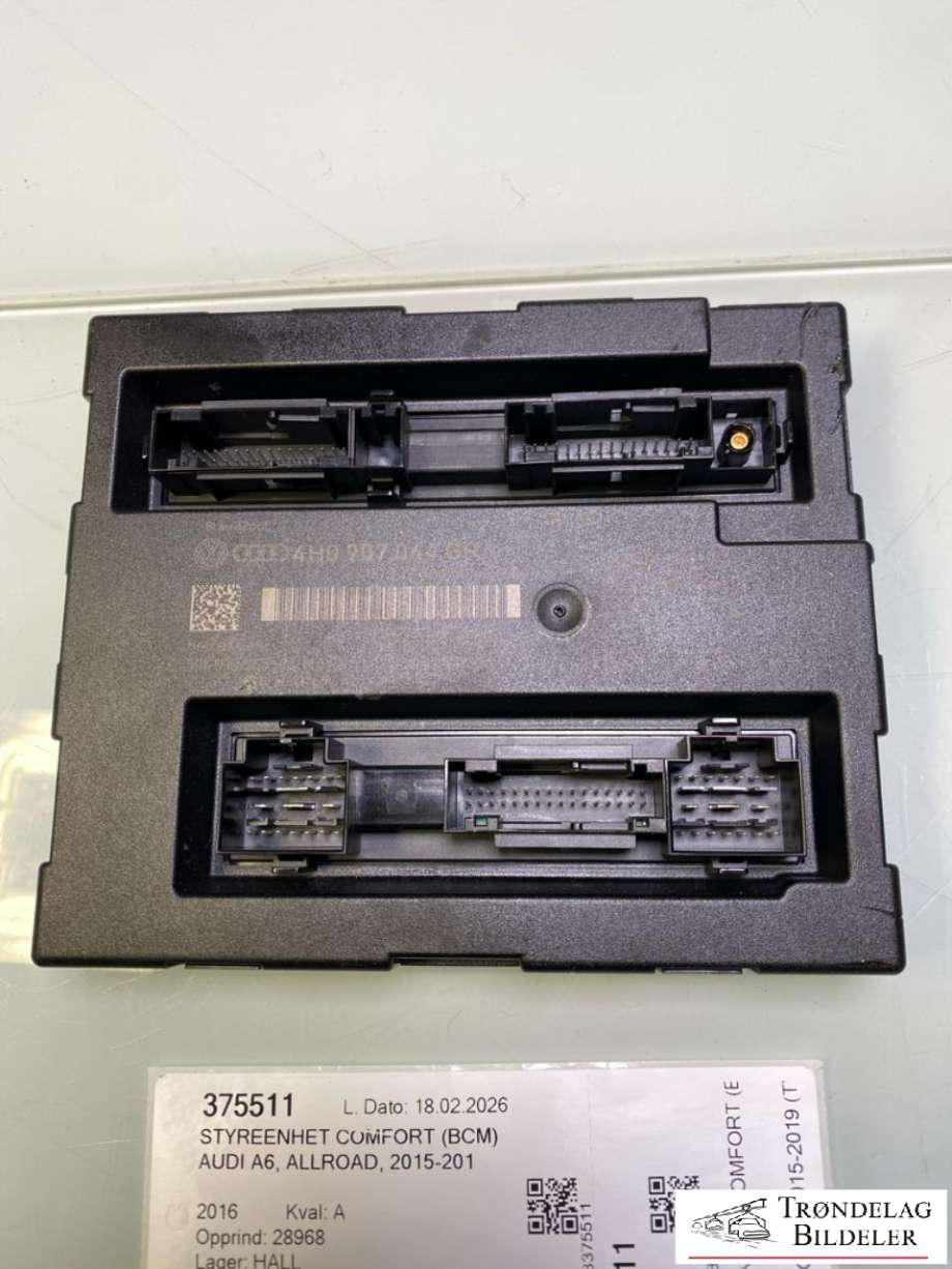Styreenhet comfort (BCM) til Audi A6, Allroad 2015-2019 (Type III, Fase 2) (C7) (C7) (4H0907064GP|)