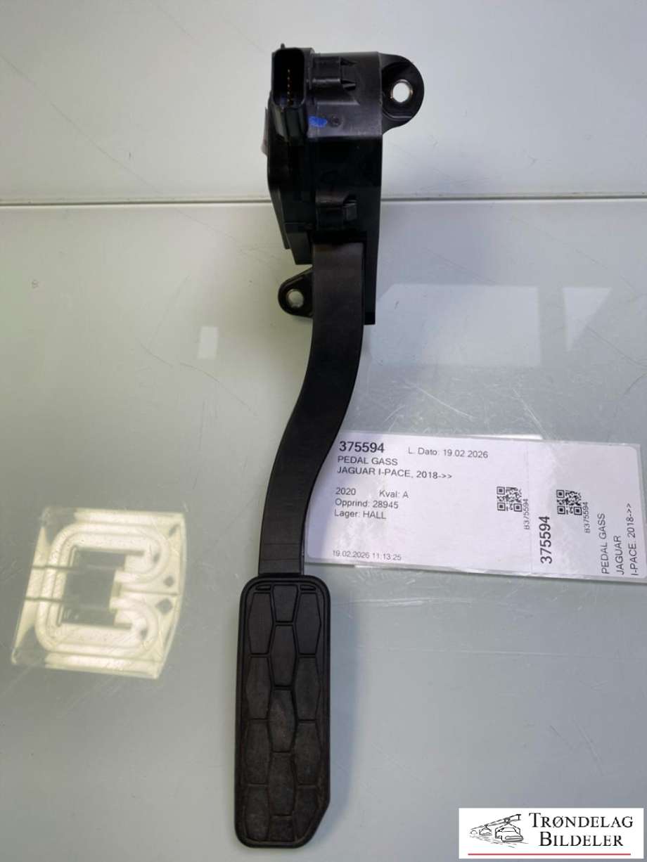 Pedal gass til Jaguar I-PACE, 2018-->>  (J9D39F836AC)