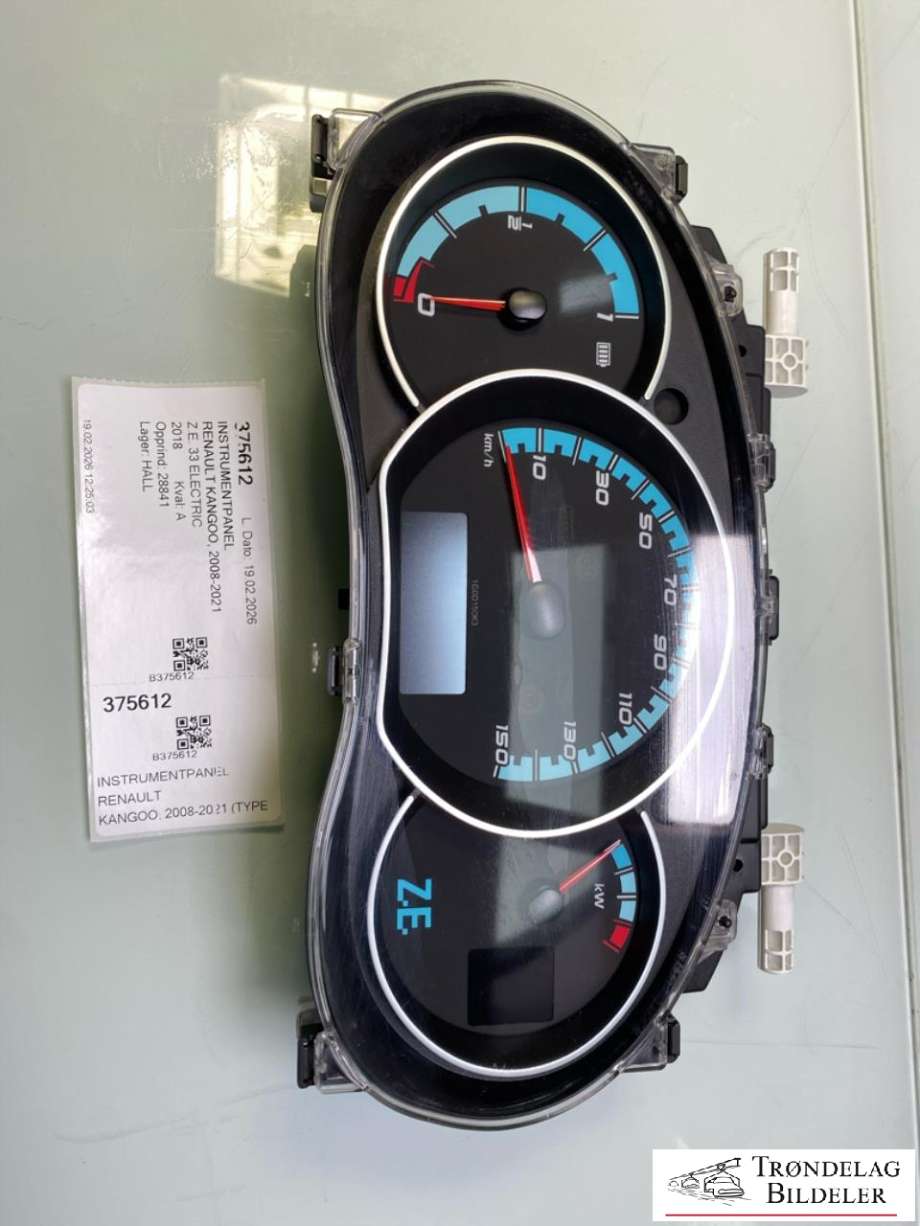 Instrumentpanel til Renault Kangoo, 2008-2021 (Type II)  (P248109084R)