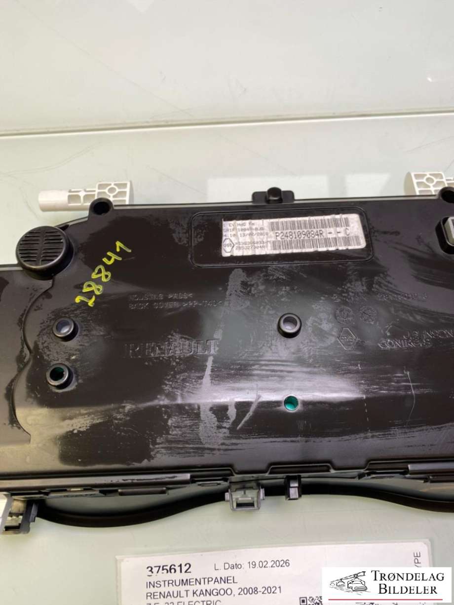 Instrumentpanel til Renault Kangoo 2008-2021 (Type II)  (P248109084R|)
