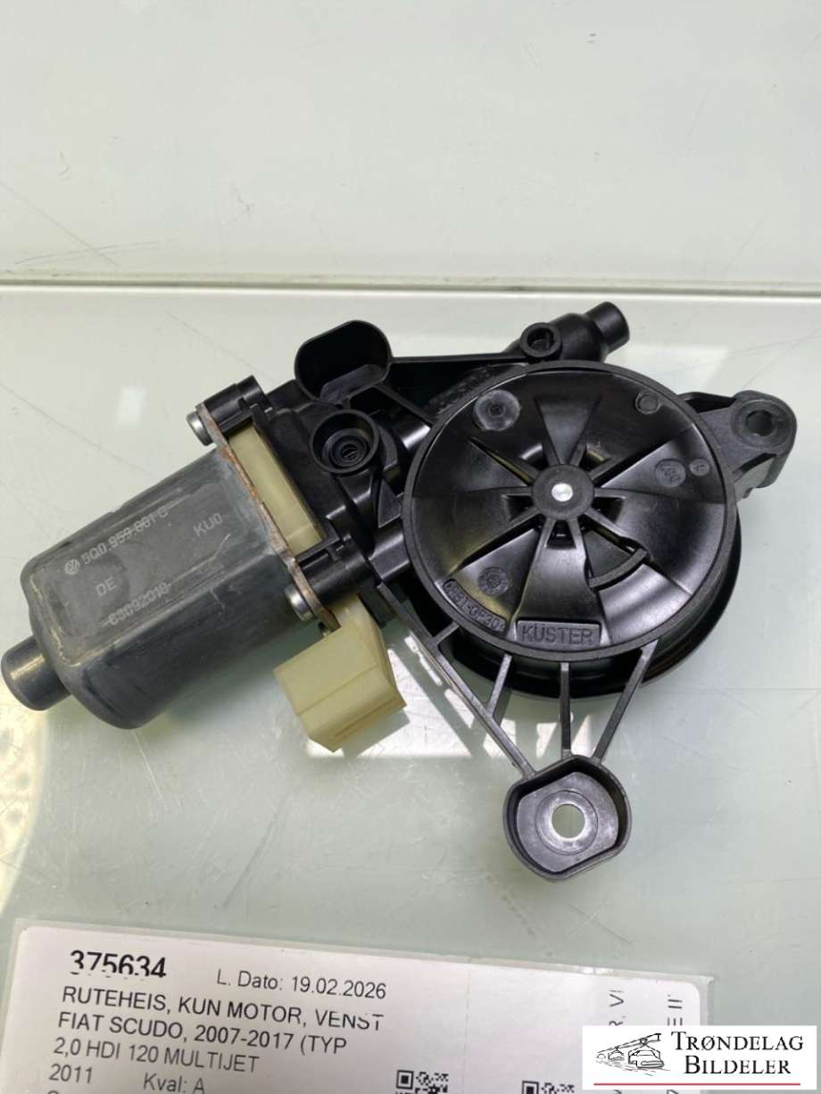 Ruteheis, kun motor, venstre foran til Fiat Scudo 2007-2017 (Type II)  (5Q0959861C|)