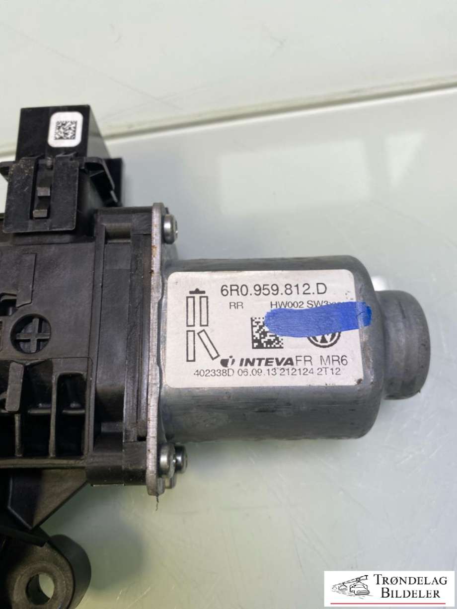 Ruteheis, kun motor, høyre bak til VW Amarok 2010-2016 (Type I, Fase 1)  (6R0959812D|)