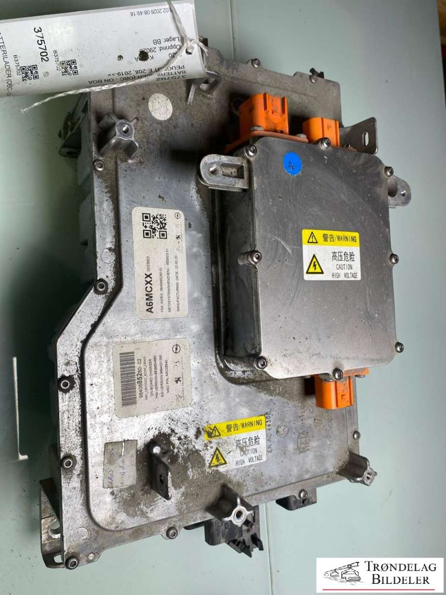 Batterilader (OBC - On Board Charger) til Peugeot e-208, 2019-->>  (9840685280-02)