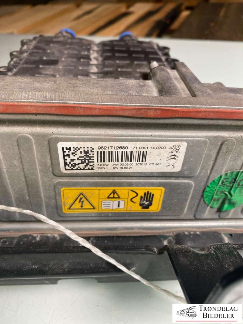 Varmeapparat PTC-heater til Peugeot e-208 2019-->>  (9821712680|)