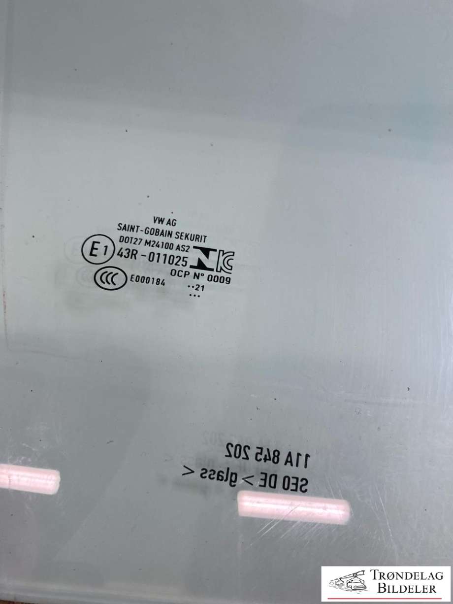 Siderute høyre foran til VW ID.4 2020-->>  (11A 845 202|)