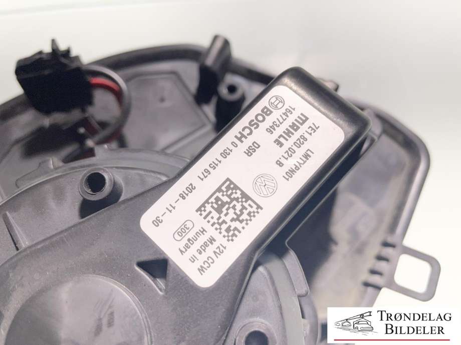Varmeapparat motor til VW Transporter / Caravelle 2019-->> (T6.1) (T6.1) (7E1820021B|0 130 115 671|)