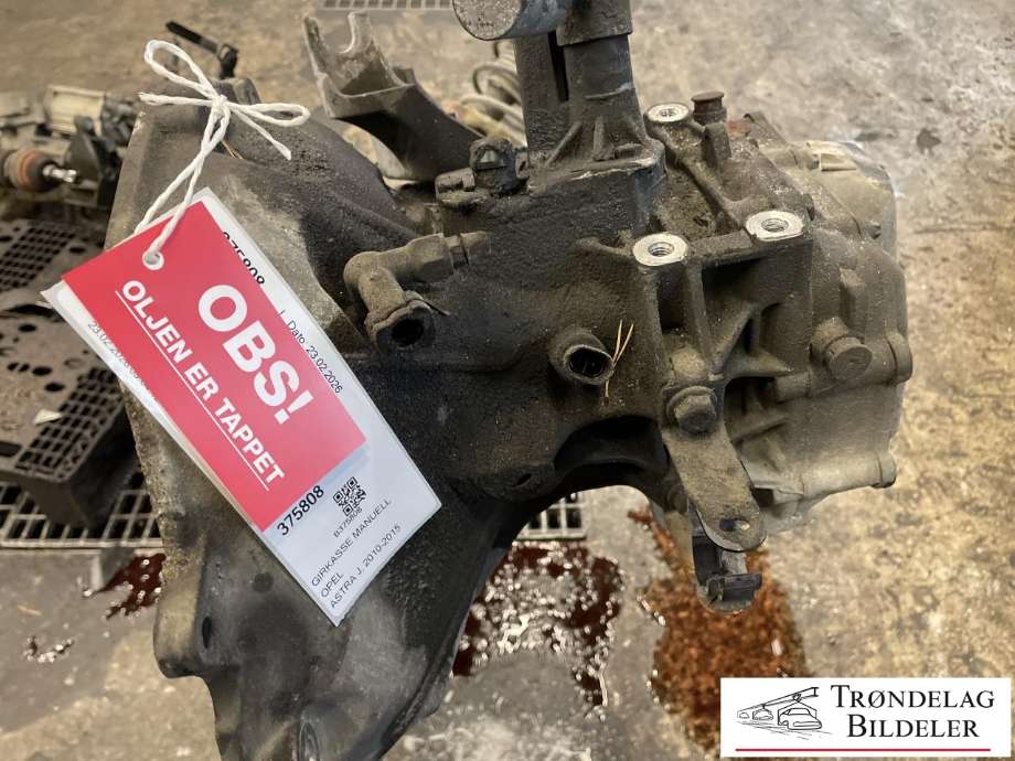 Girkasse manuell til Opel Astra J 2010-2015  (24578950|24579758|)
