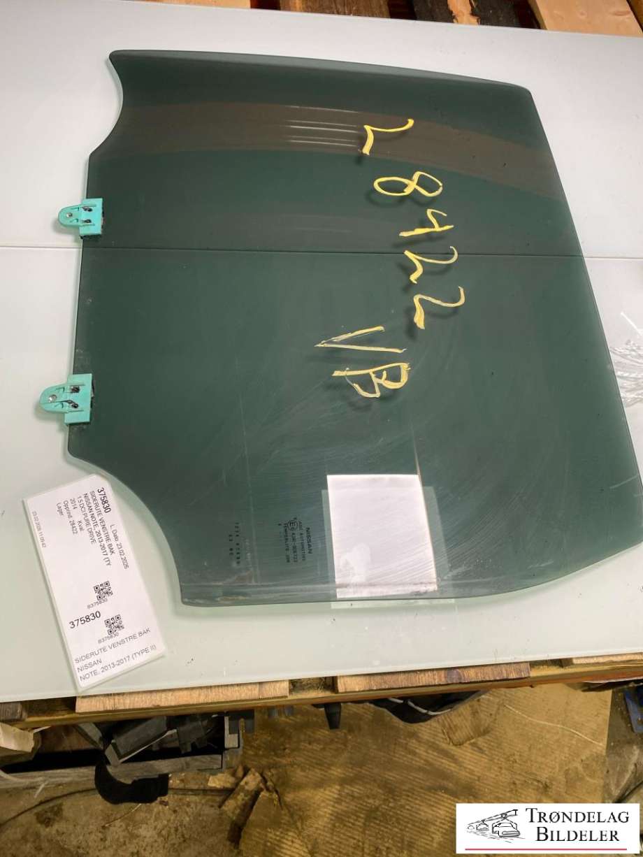 Siderute venstre bak til Nissan Note, 2013-2017 (Type II) (823013VV0B)