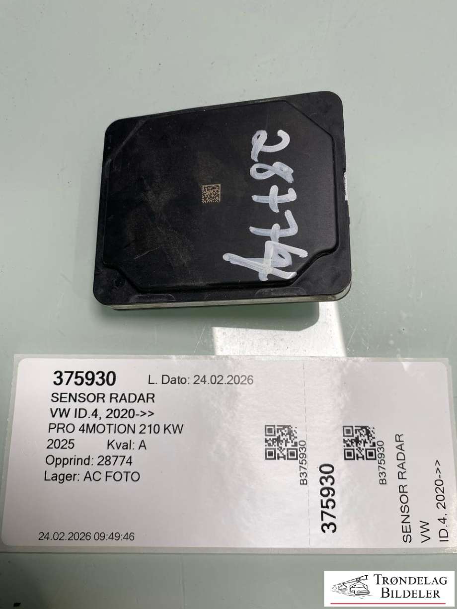 Sensor radar til VW ID.4 2020-->>  (1EA 907 550 D|)