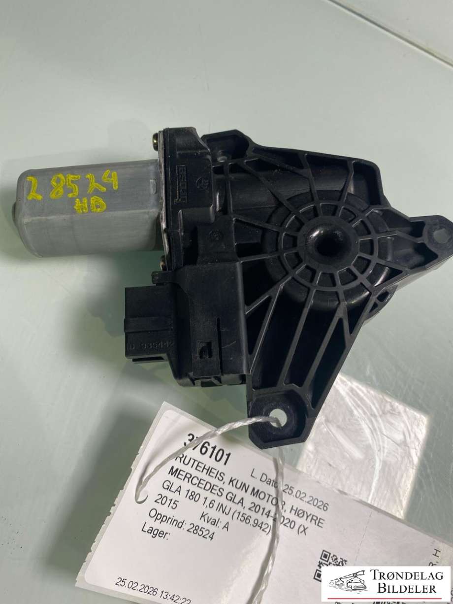 Ruteheis, kun motor, høyre bak til Mercedes GLA, 2014-2020 (X156) (X156) 