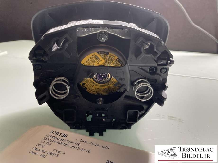 Airbag rattpute til Škoda Rapid 2012-2019  (5E0 880 201 A|)