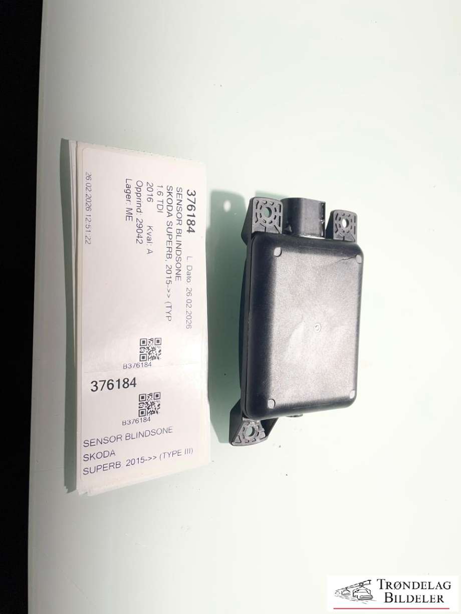 Sensor blindsone til Škoda Superb, 2015-->> (Type III)  (5Q0 907 686 B)