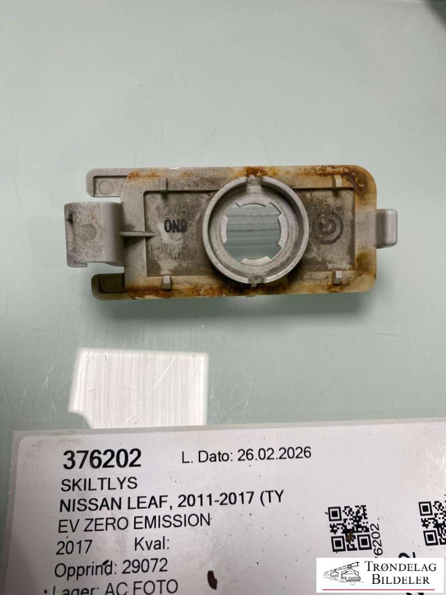 Skiltlys til Nissan Leaf 2011-2017 (Type I)  (265108991C|)