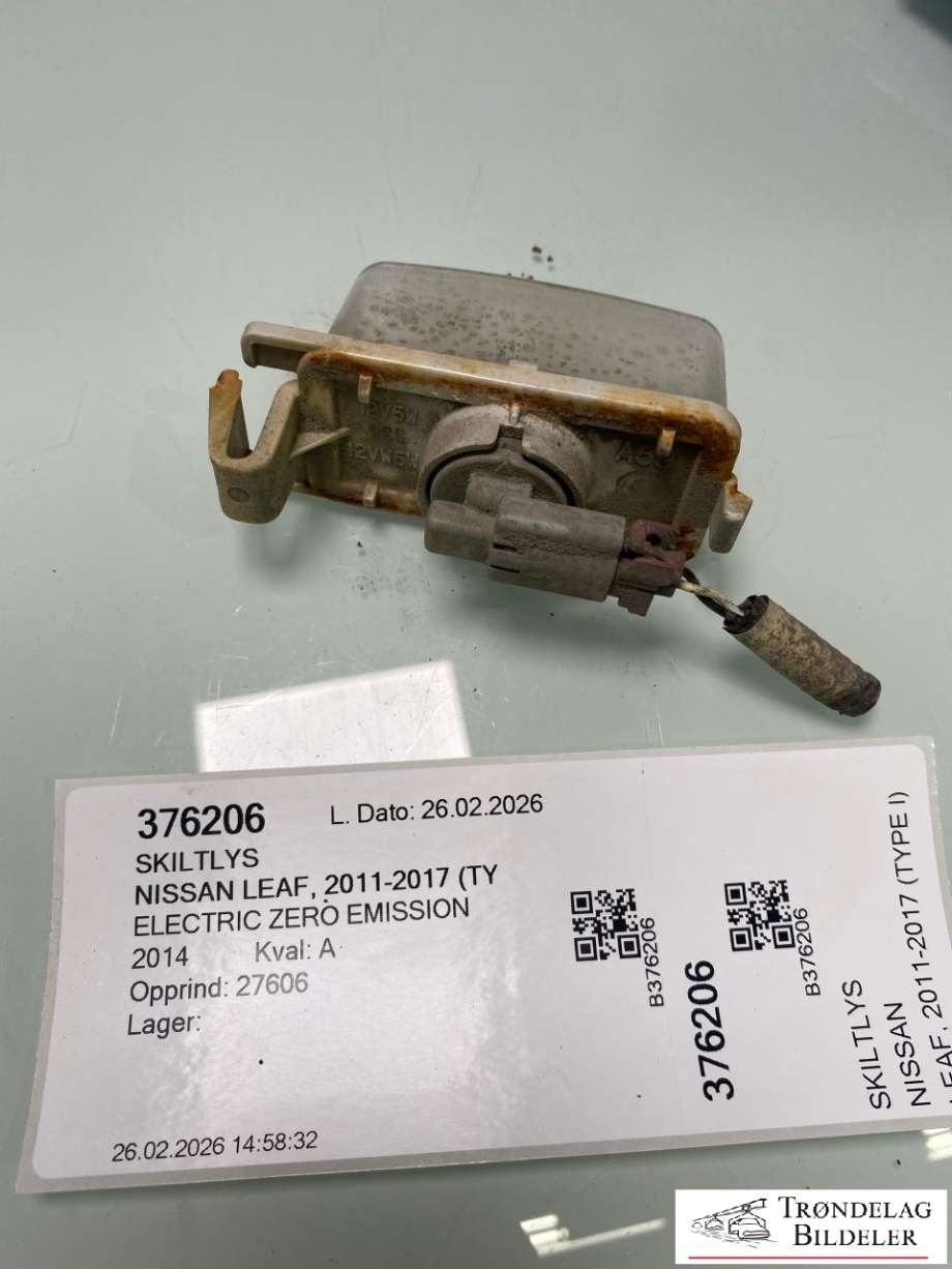 Skiltlys til Nissan Leaf 2011-2017 (Type I) (265108991C|)
