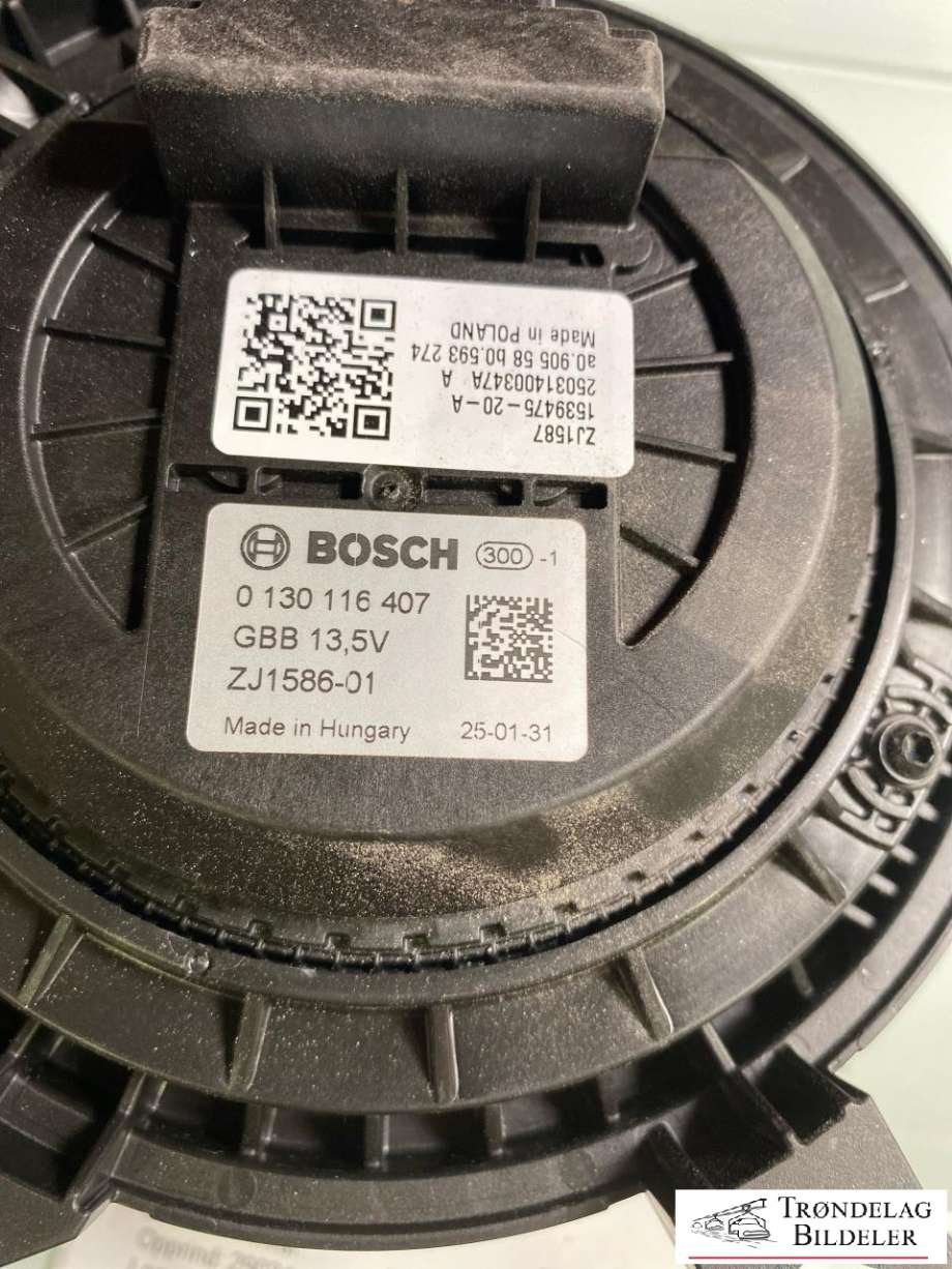 Varmeapparat motor til Tesla Model Y 2024-->> (Type II)  (1539475-20-A|)