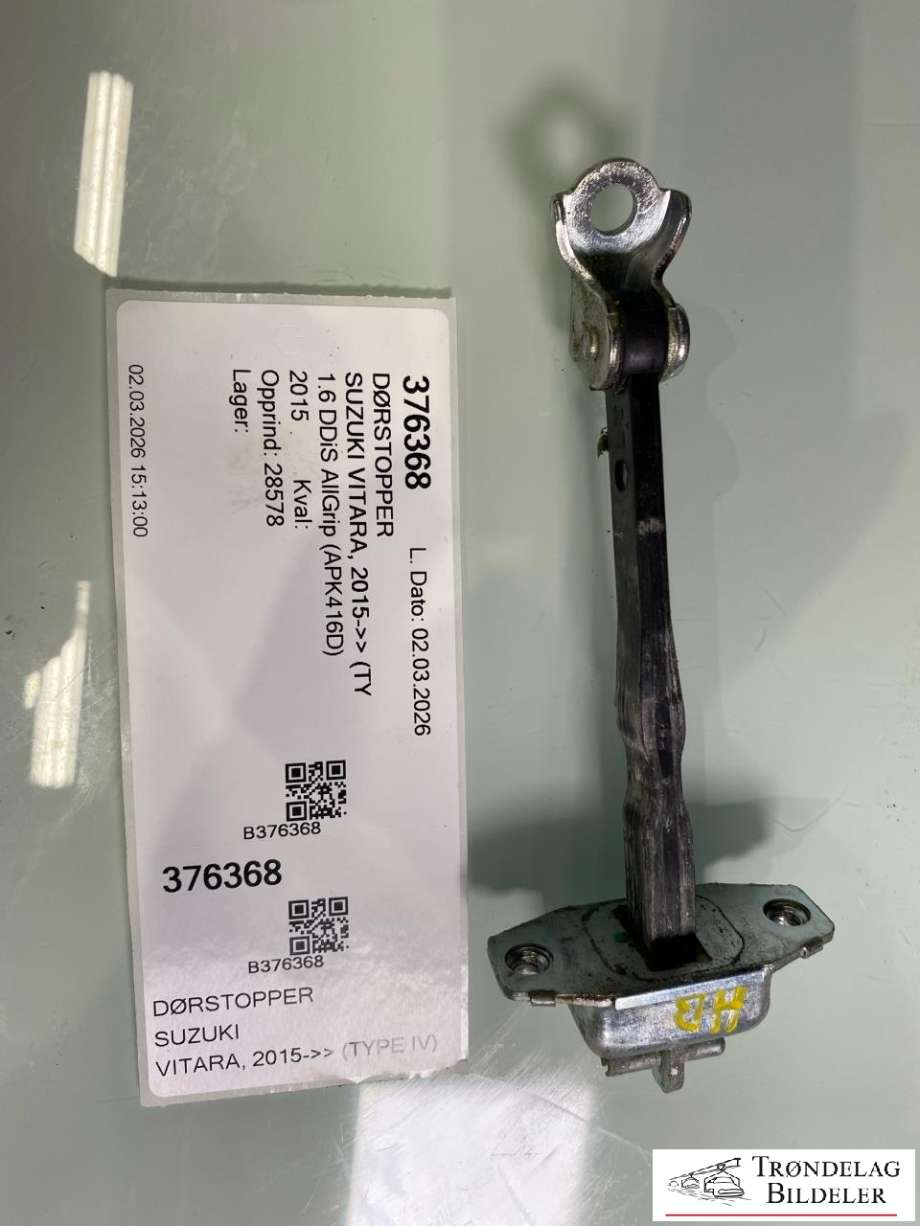 Dørstopper til Suzuki Vitara 2015-->> (Type IV) (8183054P00|)