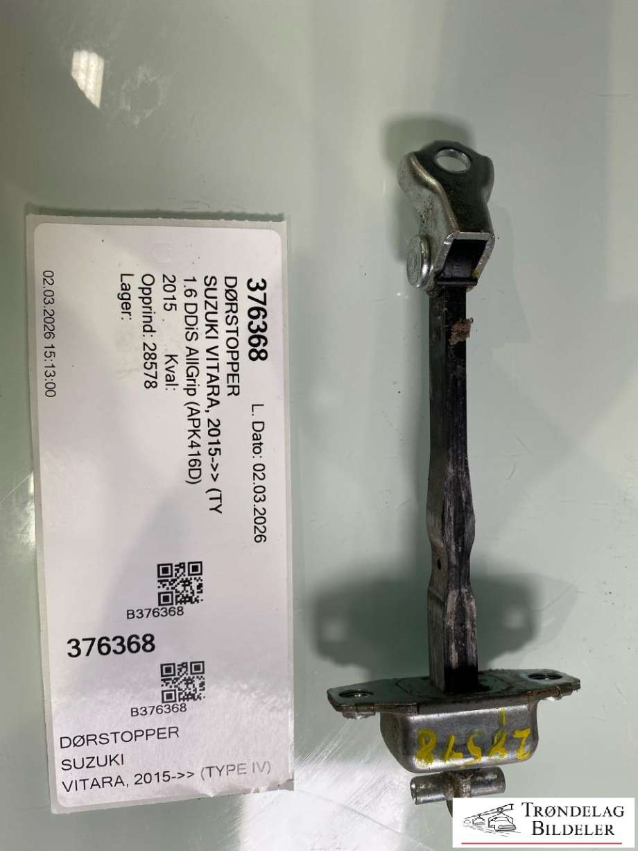 Dørstopper til Suzuki Vitara 2015-->> (Type IV) (8183054P00|)