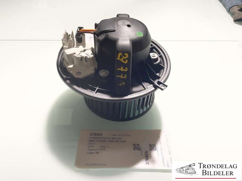 Varmeapparat motor til BMW 3-Serie 2005-2011 (E90/E91/E92/E93) (E90/E91/E92/E93) (6933663|64116933663|64119227670)