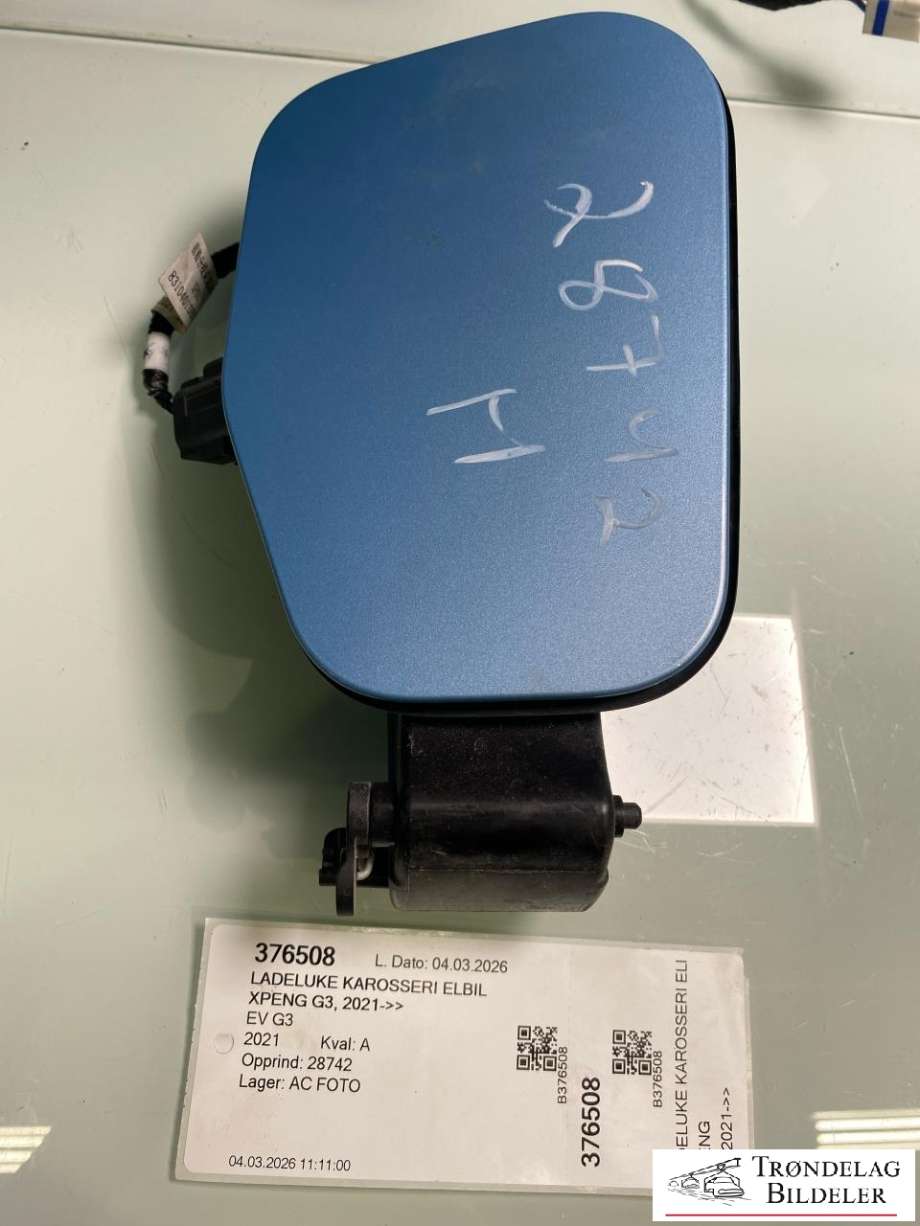 Ladeluke karosseri elbil til XPeng G3 2021-->> (4124120DB1|HØYRE|)