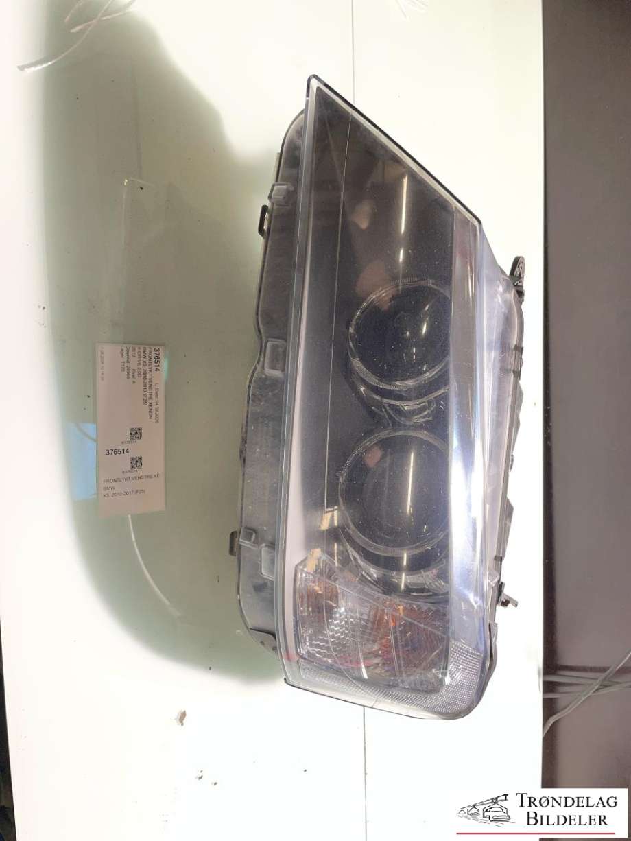 Frontlykt venstre xenon til BMW X3, 2010-2017 (F25) (F25) (63 11 7 276 991)