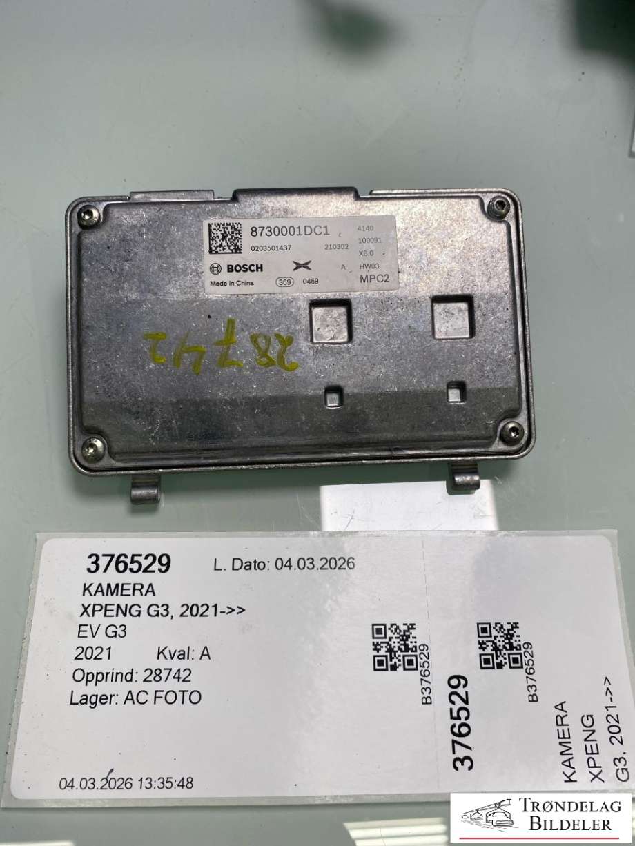 Kamera til XPeng G3 2021-->>  (8730001DC1|)