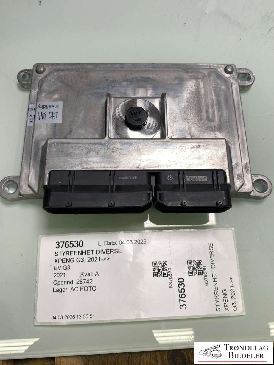 Styreenhet diverse til XPeng G3 2021-->> (1110001DC3-00-00|)