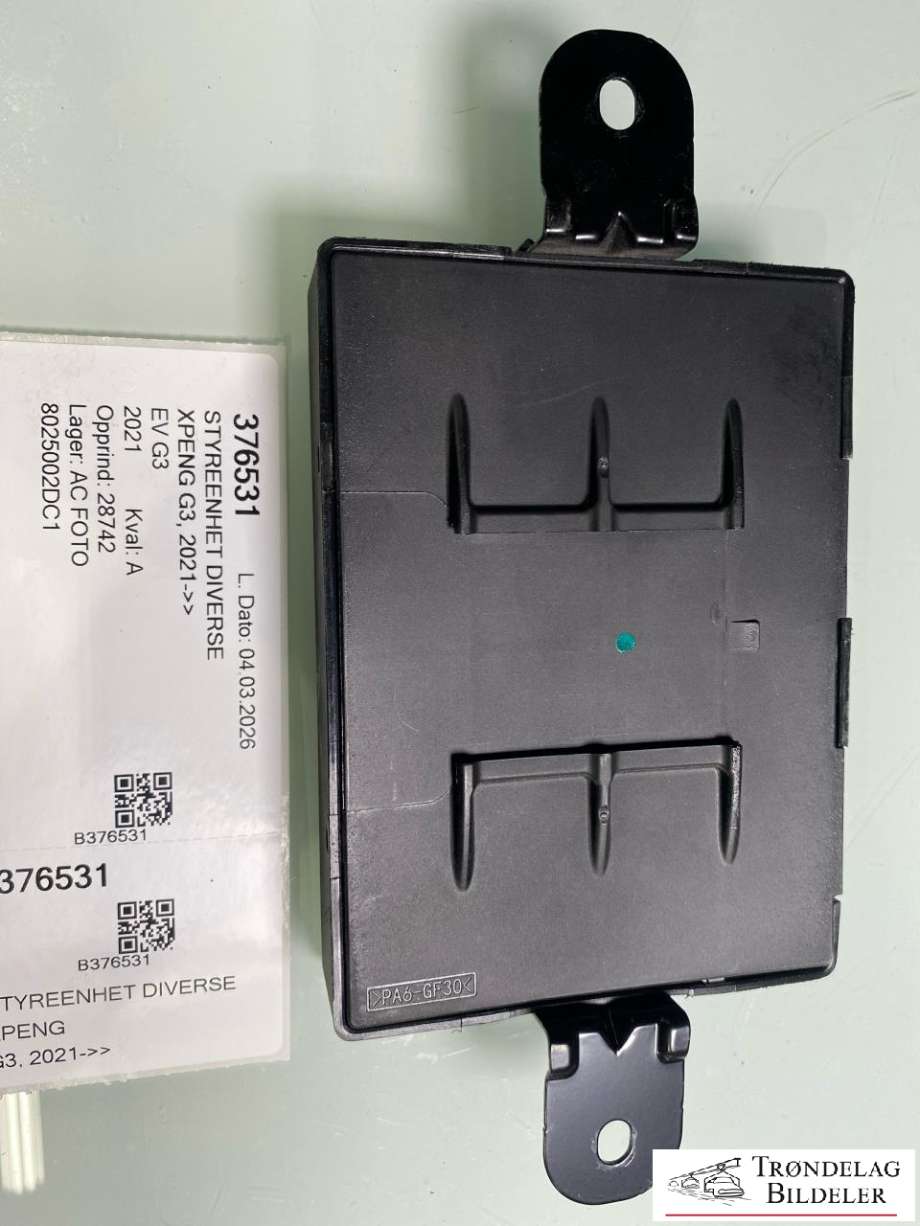 Styreenhet diverse til XPeng G3 2021-->>  (8025002DC1|)