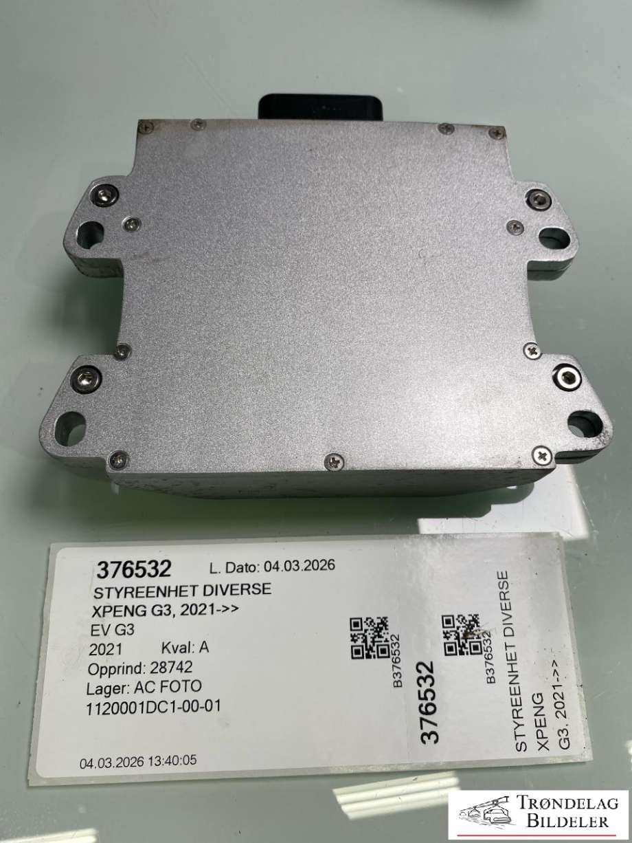 Styreenhet diverse til XPeng G3 2021-->>  (1120001DC1-00-01|)