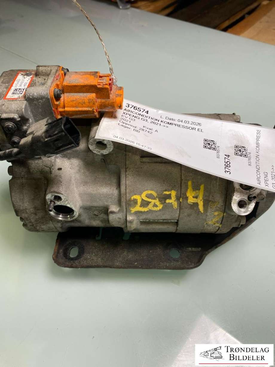 Aircondition kompressor elbil til XPeng G3 2021-->>  (37136100076|)