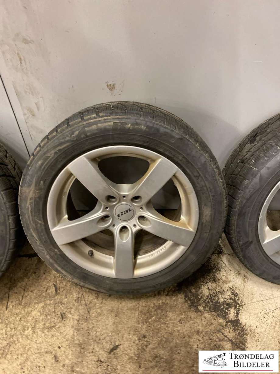 Hjulsett aluminium vinter til BMW 3-Serie 2005-2011 (E90/E91/E92/E93) (E90/E91/E92/E93) (RADAR DIMAX ICE|205/55-16 94T. 7JX16| 5X120/ET 30/CB72|6MM PIGGFRI||18/2022)