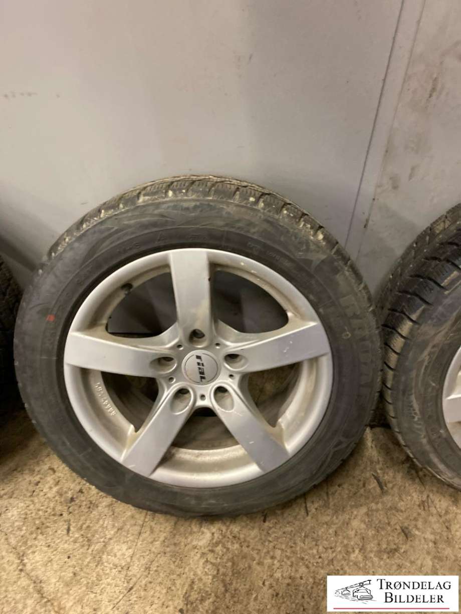 Hjulsett aluminium vinter til BMW 3-Serie 2005-2011 (E90/E91/E92/E93) (E90/E91/E92/E93) (RADAR DIMAX ICE|205/55-16 94T. 7JX16| 5X120/ET 30/CB72|6MM PIGGFRI||18/2022)