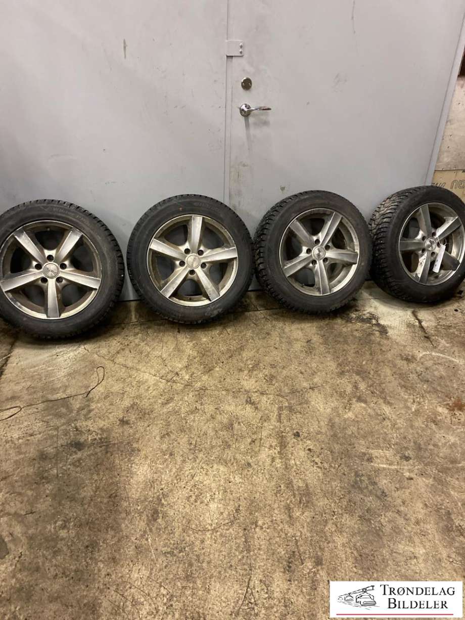 Hjulsett aluminium vinter til Opel Zafira B 2005-2011 (HANKOOK WINTER I PIKE RS2|205/55-16 94T| 7JX15| 5X110/ET39/CB65|1MM PIGGDEKK||20/2022)