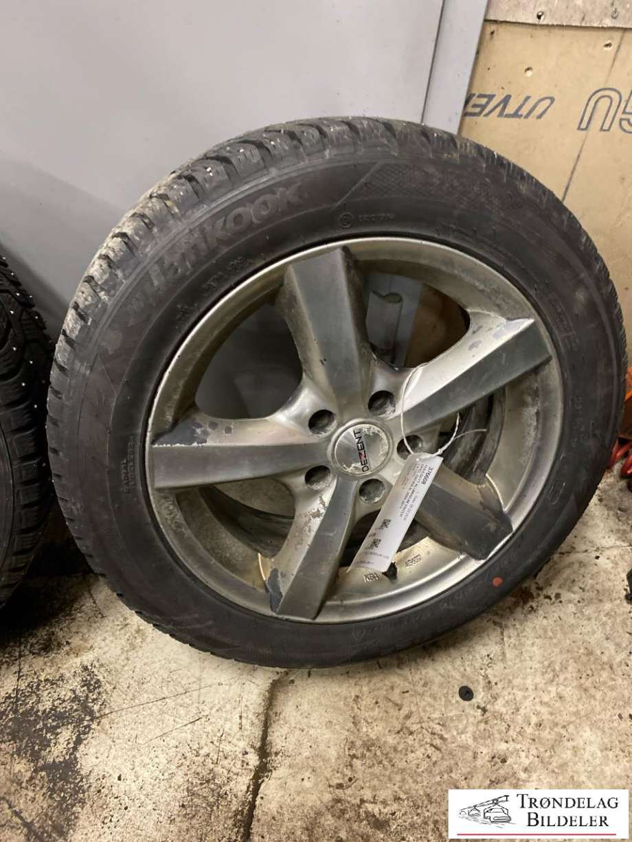 Hjulsett aluminium vinter til Opel Zafira B 2005-2011 (HANKOOK WINTER I PIKE RS2|205/55-16 94T| 7JX15| 5X110/ET39/CB65|1MM PIGGDEKK||20/2022)