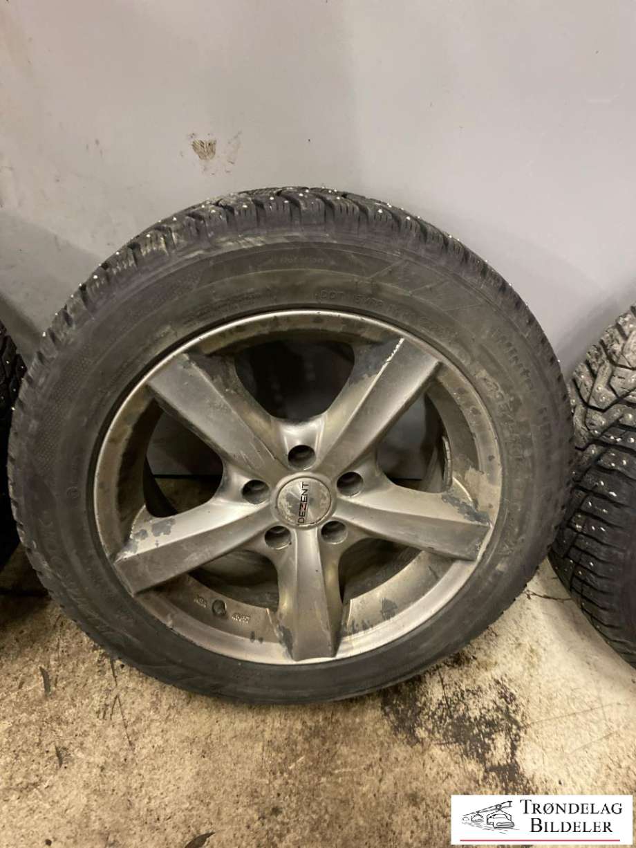 Hjulsett aluminium vinter til Opel Zafira B 2005-2011 (HANKOOK WINTER I PIKE RS2|205/55-16 94T| 7JX15| 5X110/ET39/CB65|1MM PIGGDEKK||20/2022)