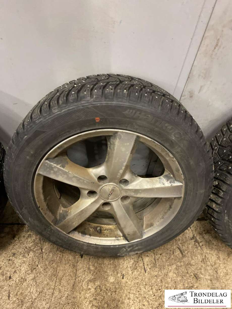 Hjulsett aluminium vinter til Opel Zafira B 2005-2011 (HANKOOK WINTER I PIKE RS2|205/55-16 94T| 7JX15| 5X110/ET39/CB65|1MM PIGGDEKK||20/2022)