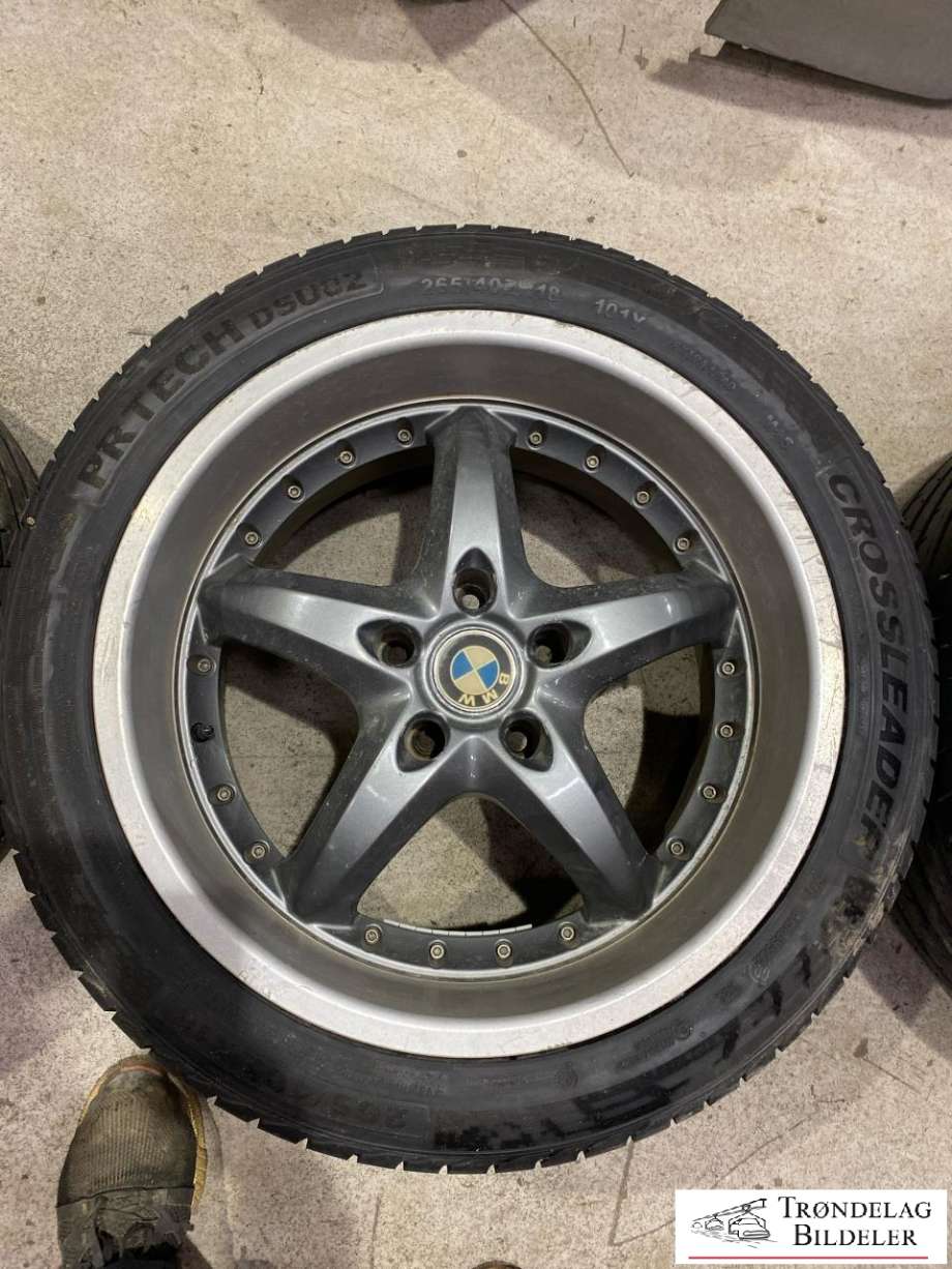 Hjulsett aluminium sommer til BMW 5-Serie 2003-2010 (E60/E61) (E60/E61) (CROSSLEADER PRTECH DSU 02|265/40-18| 101Y| 9|5JX18 5X120/ET25/CB72|6MM|2 STK 5MM MØNSTREDYBDE S STK UTSLITT|11/2020)