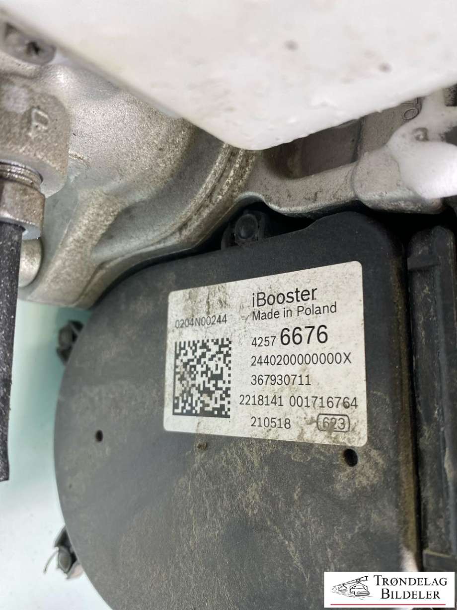 Bremsekraft-forsterker til Opel Ampera-e 2017-->> (Type II)  (42698896|42576673|42525621|42529674|20760280)