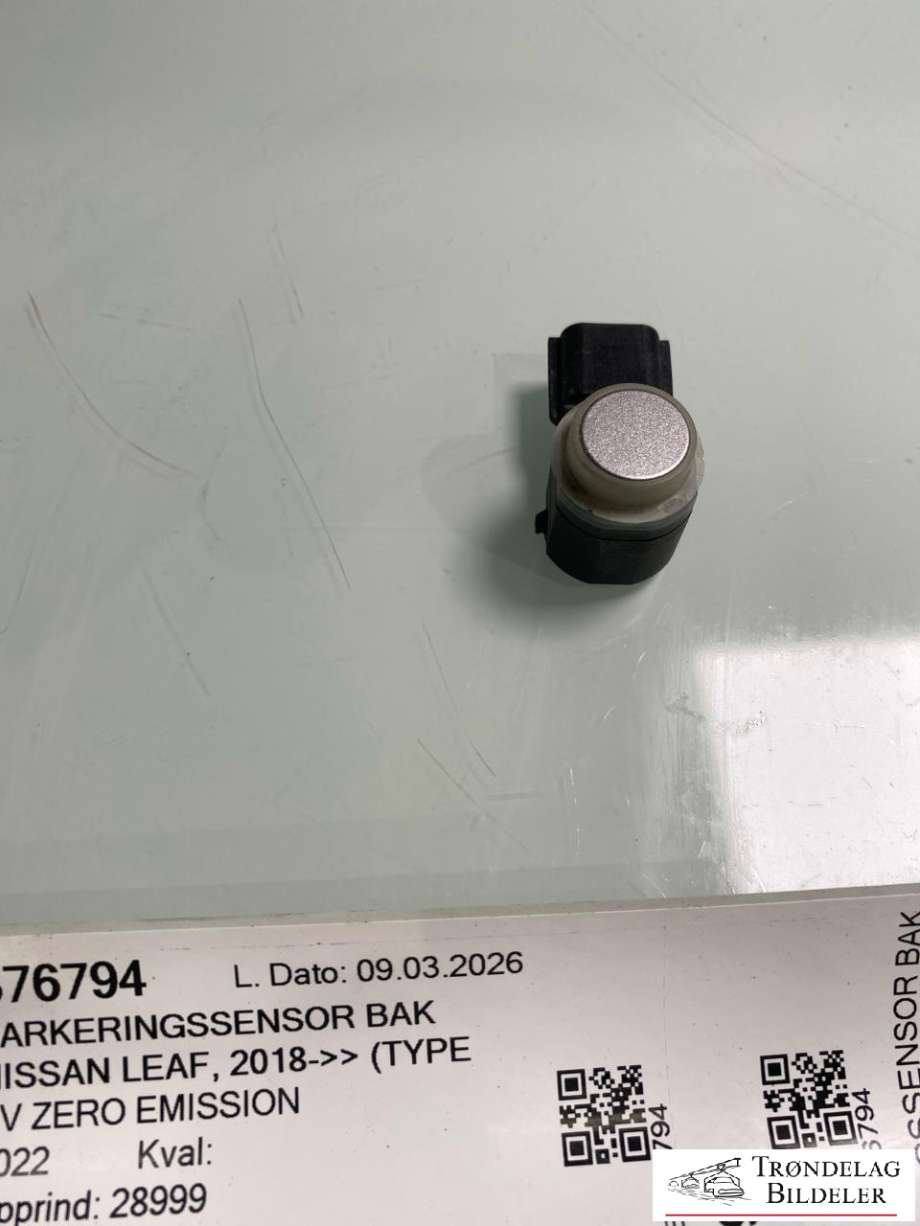 Parkeringssensor bak til Nissan Leaf 2018-->> (Type II) (284383VA8A|)