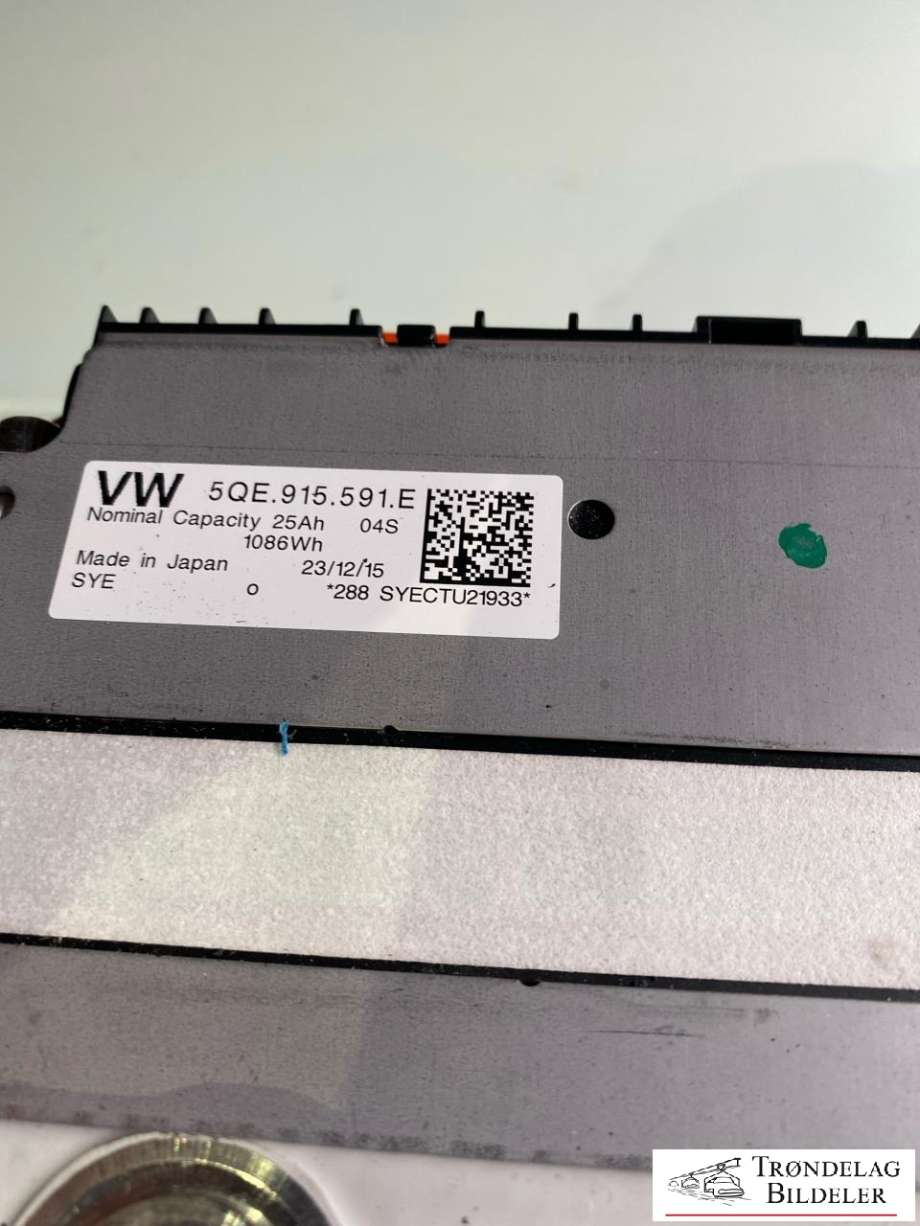 Batteripakke-modul hybrid til VW Golf VII 2012-2017 (Fase 1)  (5QE 915 591 E|)