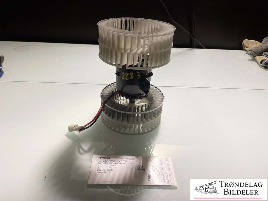 Varmeapparat motor til Mercedes Vito/Viano, 2004-2010 (Fase 1) (W639) (W639) (A 000 835 79 04)