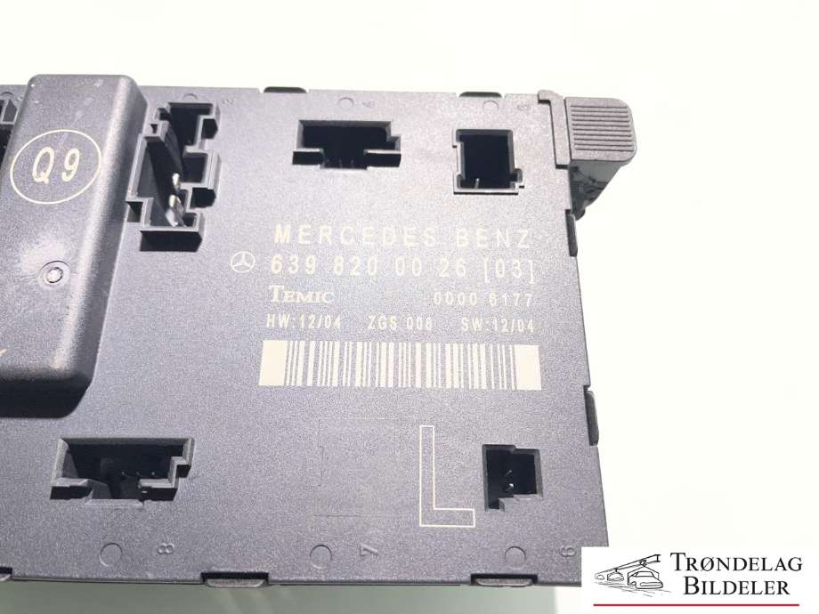 Styreenhet dør venstre foran til Mercedes Vito/Viano 2004-2010 (Fase 1) (W639) (W639) (6398200026|A 639 820 00 26|A 639 820 16 26)